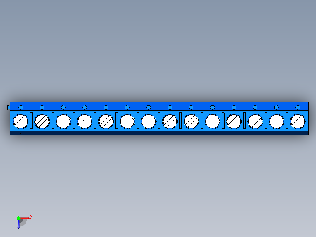 DEGSON DG306 系列 5.0 接线端子-DG306-5.0-14P-12-00AH俯视图