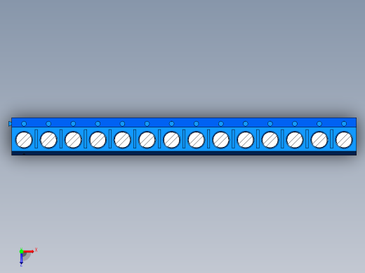 DEGSON DG306 系列 5.0 接线端子-DG306-5.0-14P-12-00AH俯视缩略图