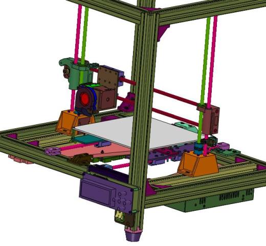 Anet桌面级大尺寸3d打印机A8缩略图