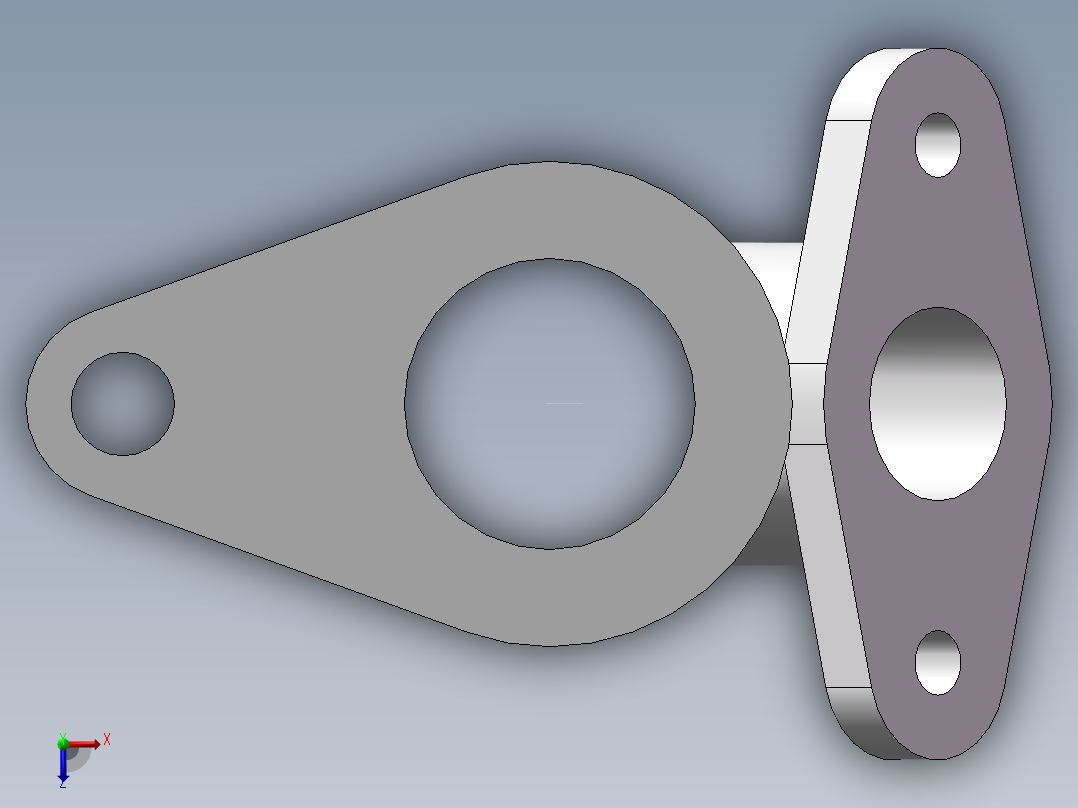 SW格式3D图(模型练习题)-039俯视图