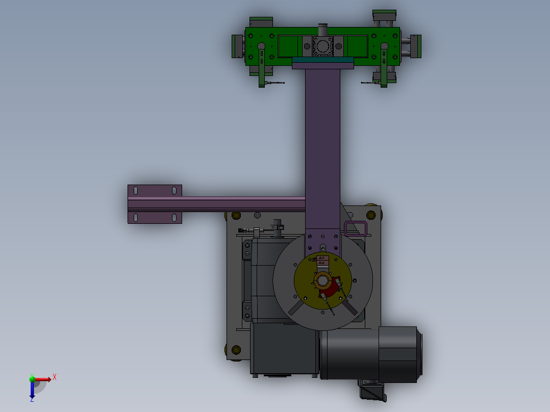 焊机卸载取放俯视图