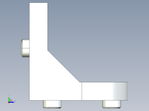 型材-BR 10 SLOT TILTING BRACKET KJN518424左视缩略图