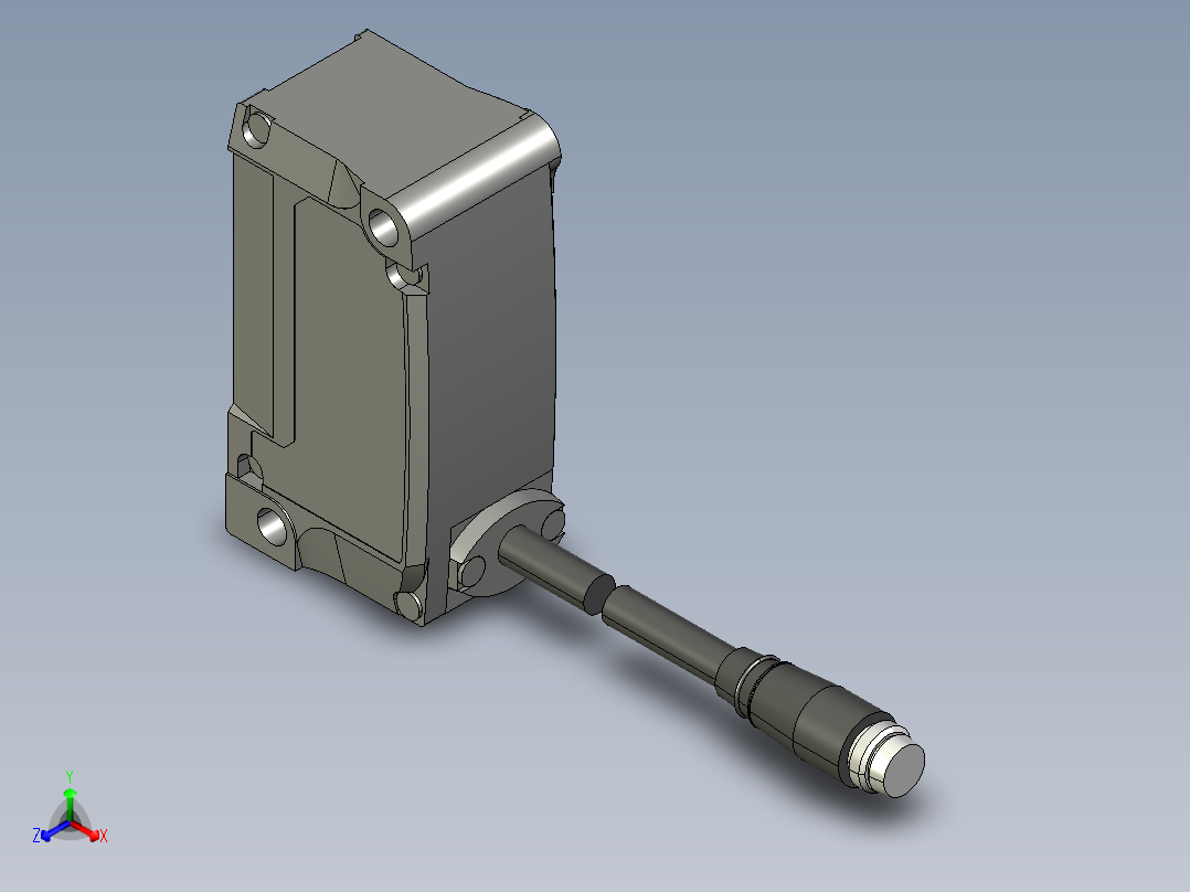 基恩士IG-028_R_kc图纸模型主视图