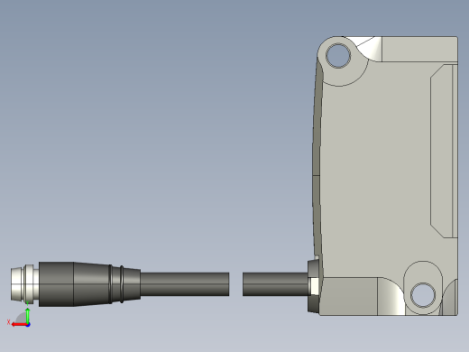 基恩士IG-028_R_kc图纸模型后视缩略图