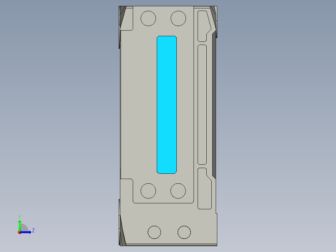 基恩士IG-028_R_kc图纸模型左视图
