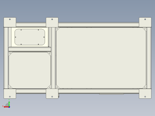 工业碎纸机模型后视缩略图