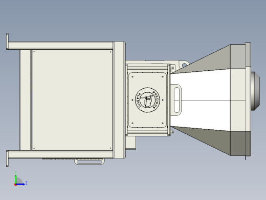 工业碎纸机模型左视缩略图