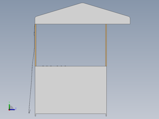 地摊棚左视缩略图