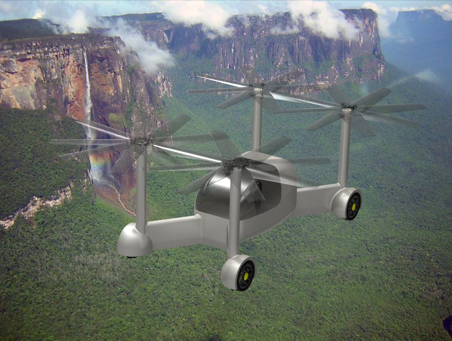 直升机概念轮廓