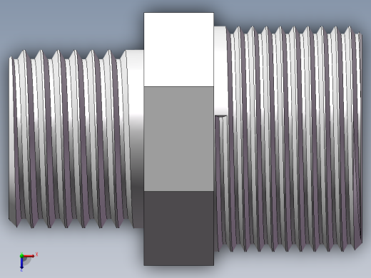 对丝-六角异径 DN20-DN15俯视缩略图