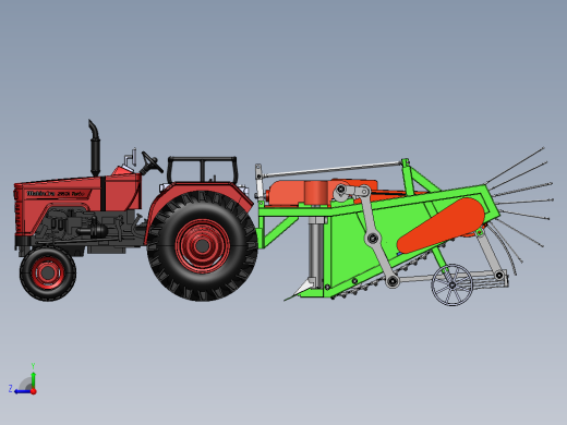 土豆收货机右视缩略图