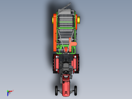 土豆收货机俯视缩略图