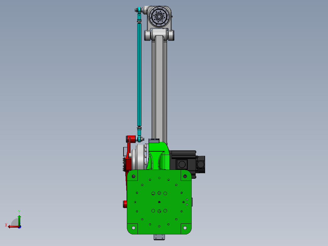 四轴码垛机械臂三维==1350619==50后视图