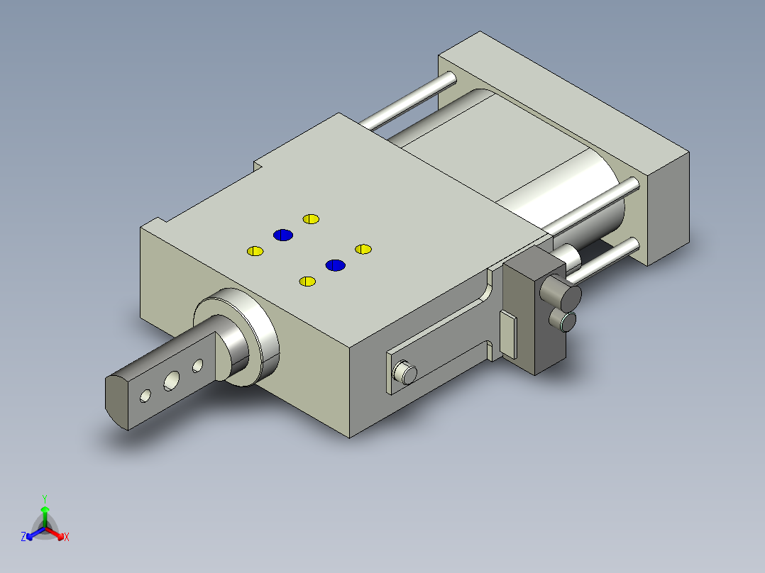 德克斯TUNKERS气缸数模SZK_63x40_A32_T12_TUENKERS