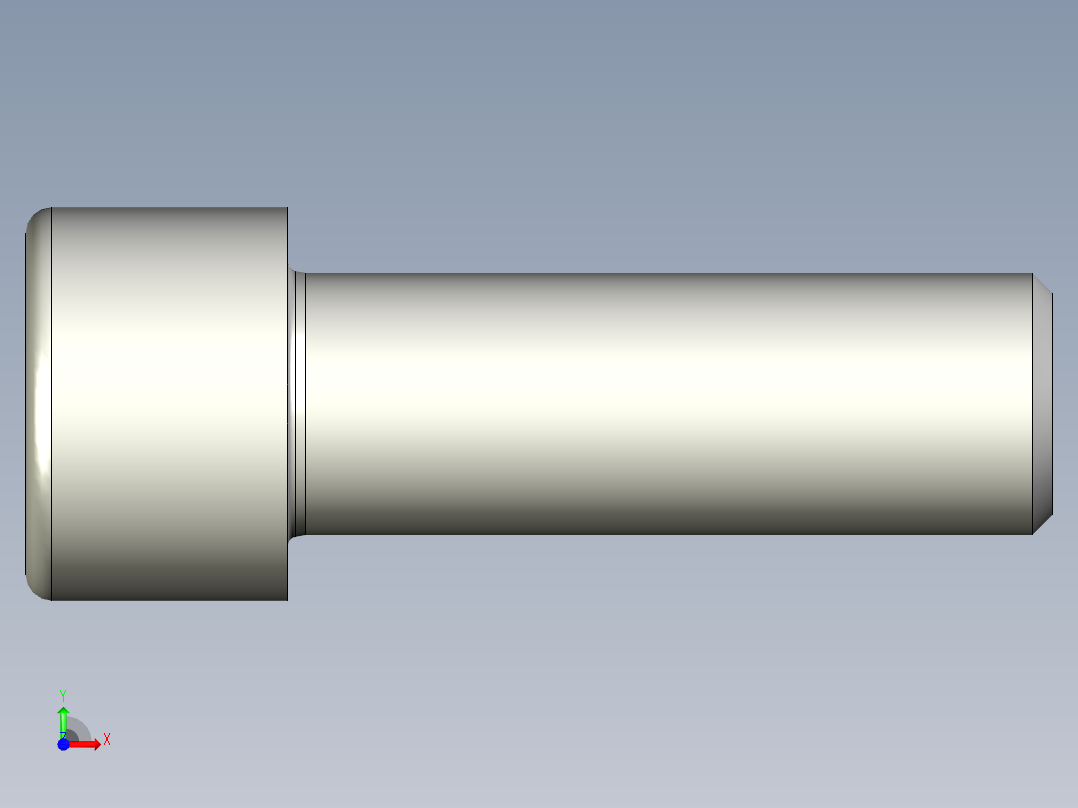 螺钉-DIN_912-M24x70.stp前视图