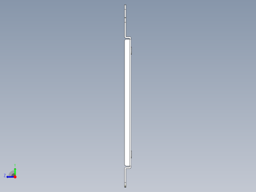 基恩士VT3-V7R_wall-bracketA_kc图纸模型右视缩略图