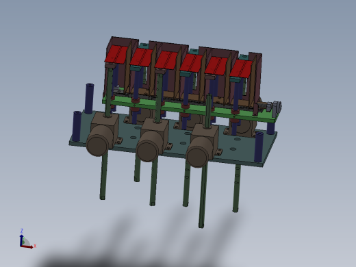 顶升送料组件（直线减速电机）