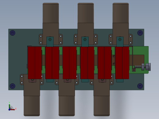 顶升送料组件（直线减速电机）前视缩略图
