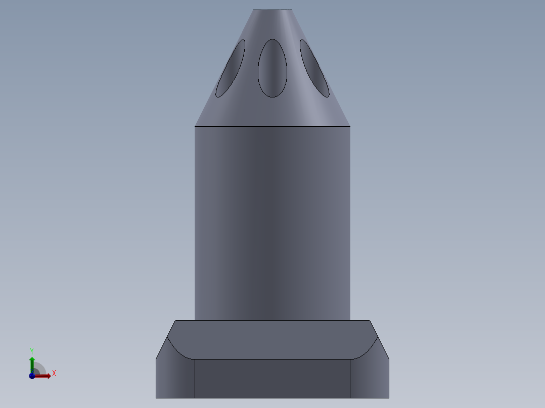 机械零件图7前视图