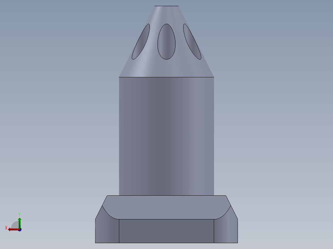 机械零件图7后视图