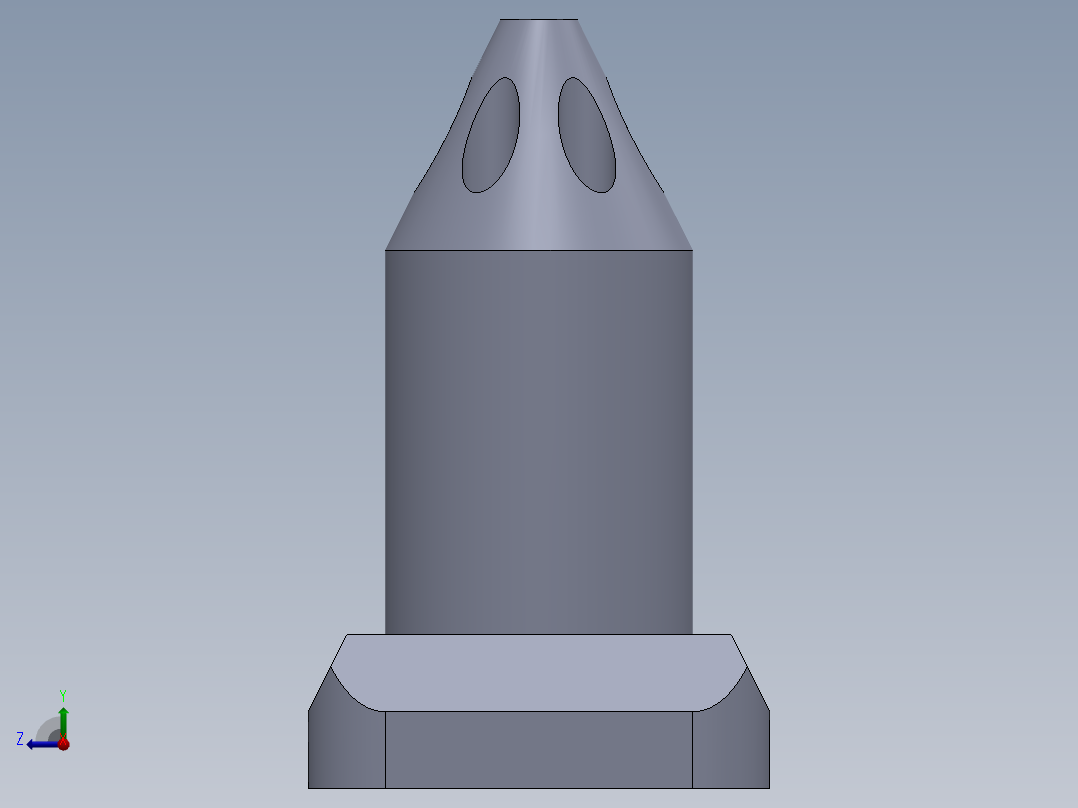 机械零件图7右视图