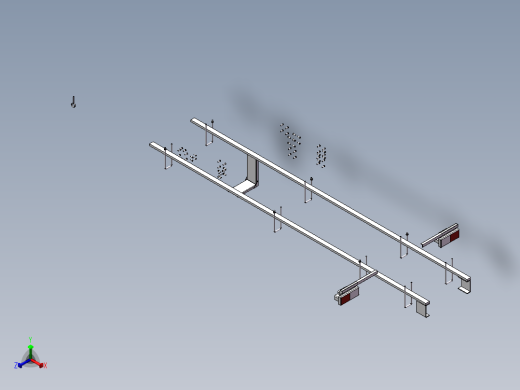 洒水车SolidWorks三维数据库正等轴测缩略图