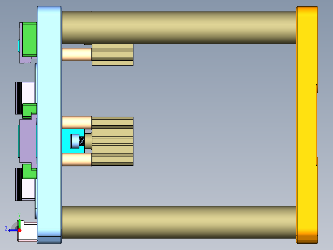 VT306-CNC1笔记本CNC工装夹具三维模型-0822右视图