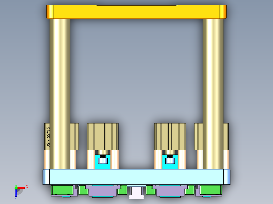 VT306-CNC1笔记本CNC工装夹具三维模型-0822俯视图