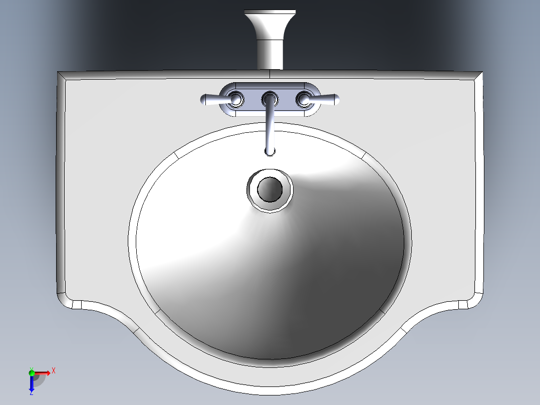 水槽、不锈钢水槽(14)俯视图