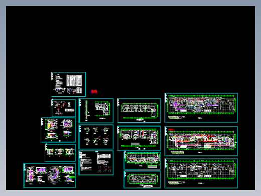 地下车库通风和人防图纸