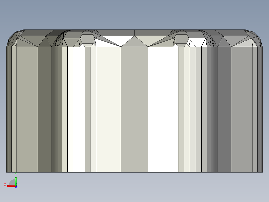 炉灶旋钮星形后视图