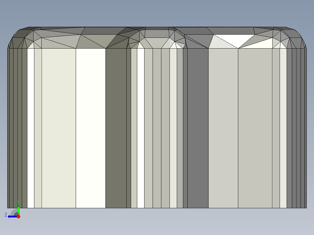 炉灶旋钮星形右视图