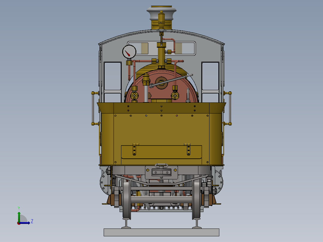 火车、动车、高铁(3)左视图
