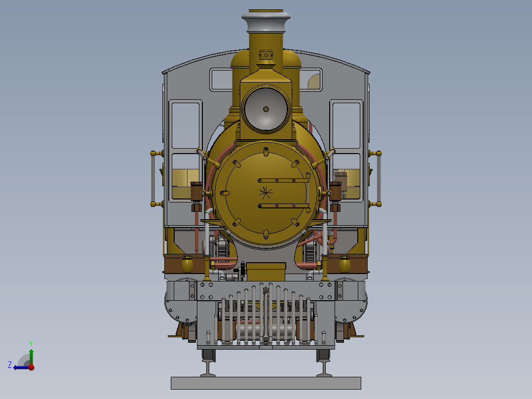 火车、动车、高铁(3)右视图