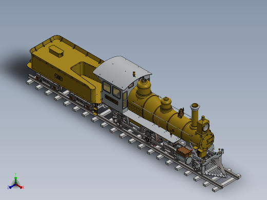 火车、动车、高铁(3)正等轴测缩略图
