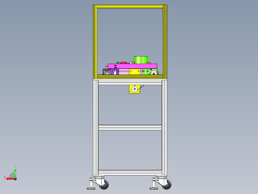 自动夹紧模型图后视缩略图