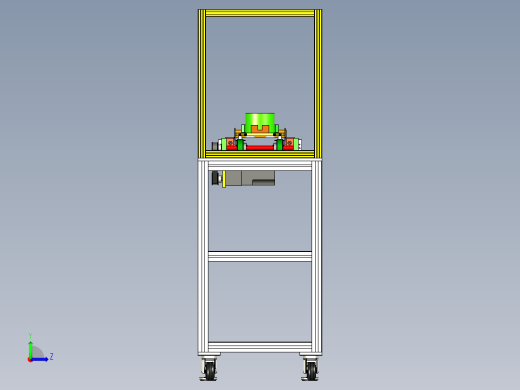自动夹紧模型图左视缩略图