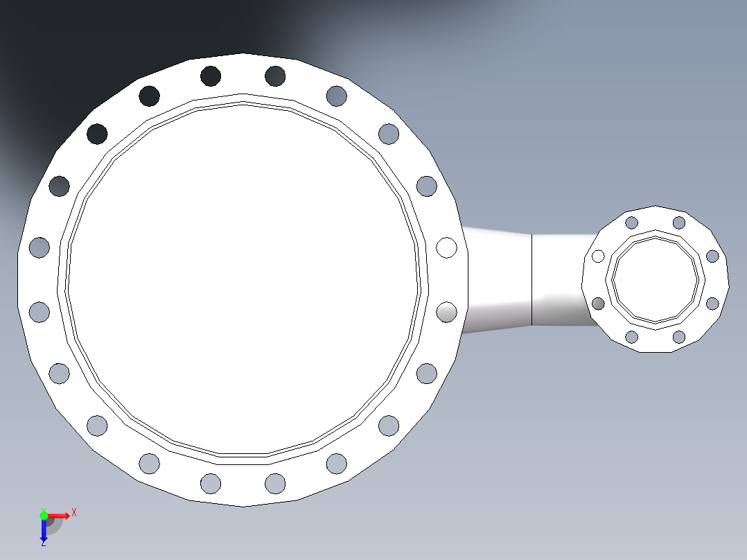 泵、水泵、HS-20扩散泵(安捷伦)俯视图