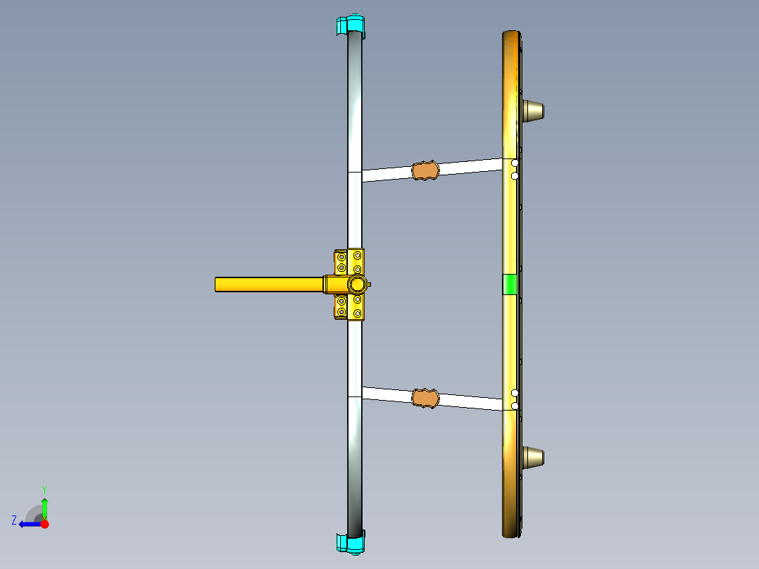 婴儿智能摇篮右视图