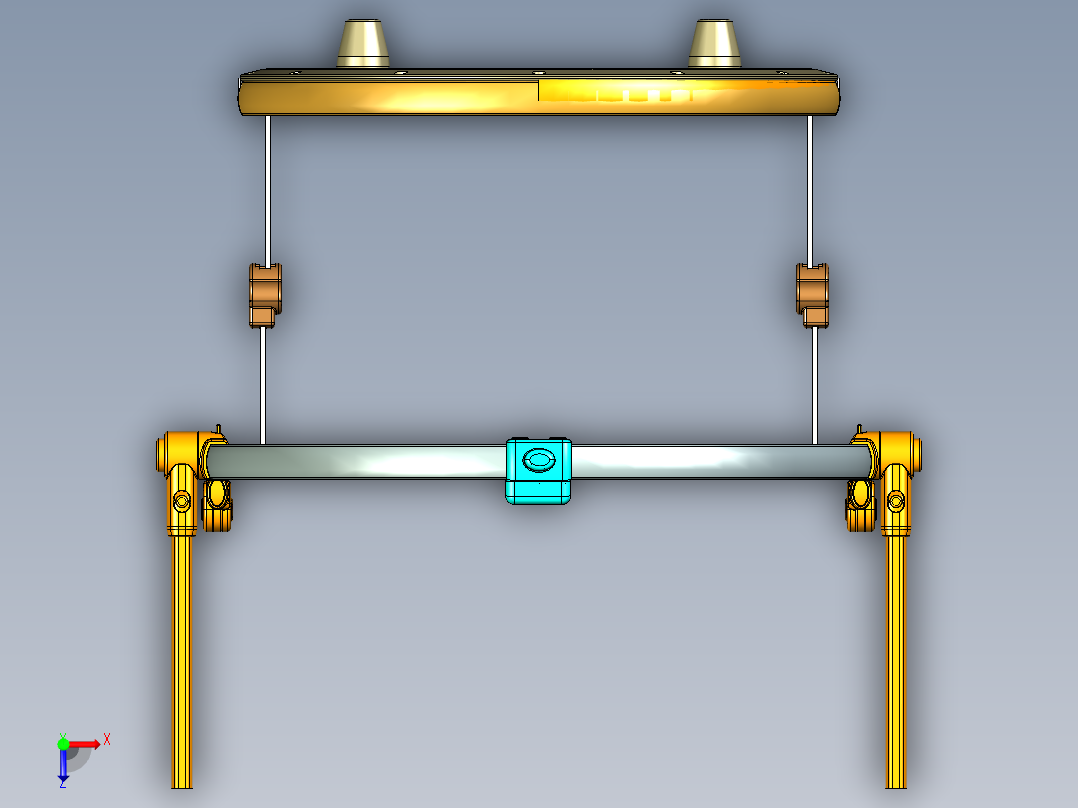 婴儿智能摇篮俯视图