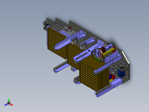 自动上下托盘机构