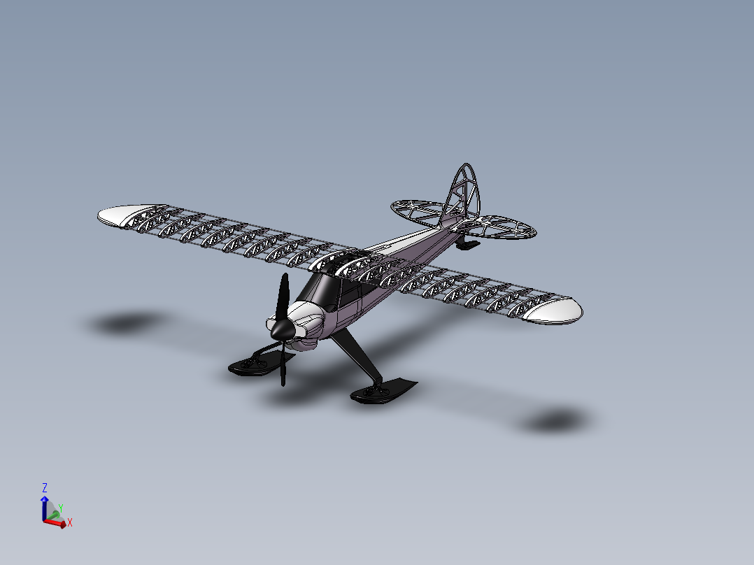 飞机3D打印模型