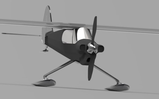 飞机3D打印模型缩略图