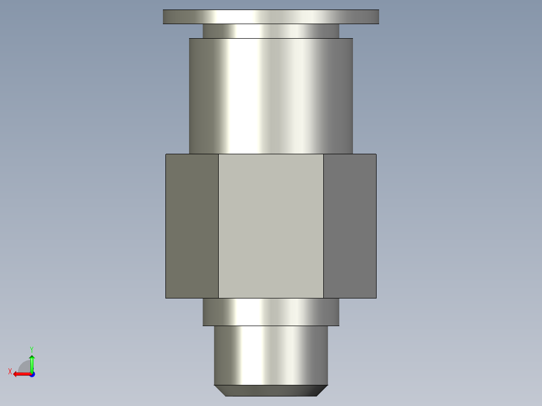 23LM001標準件-快換接頭-KQ2H04-M5后视图