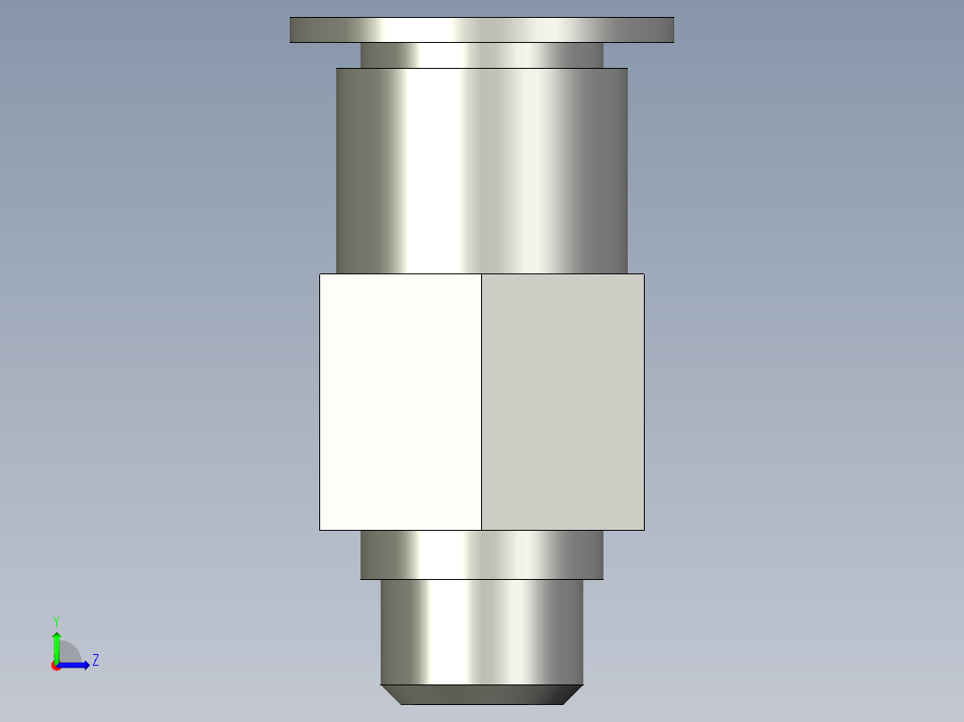 23LM001標準件-快換接頭-KQ2H04-M5左视图