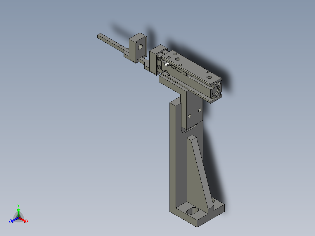 扬声器自动加工生产线设计-JA1308-HD-040000推料机构-V1主视图