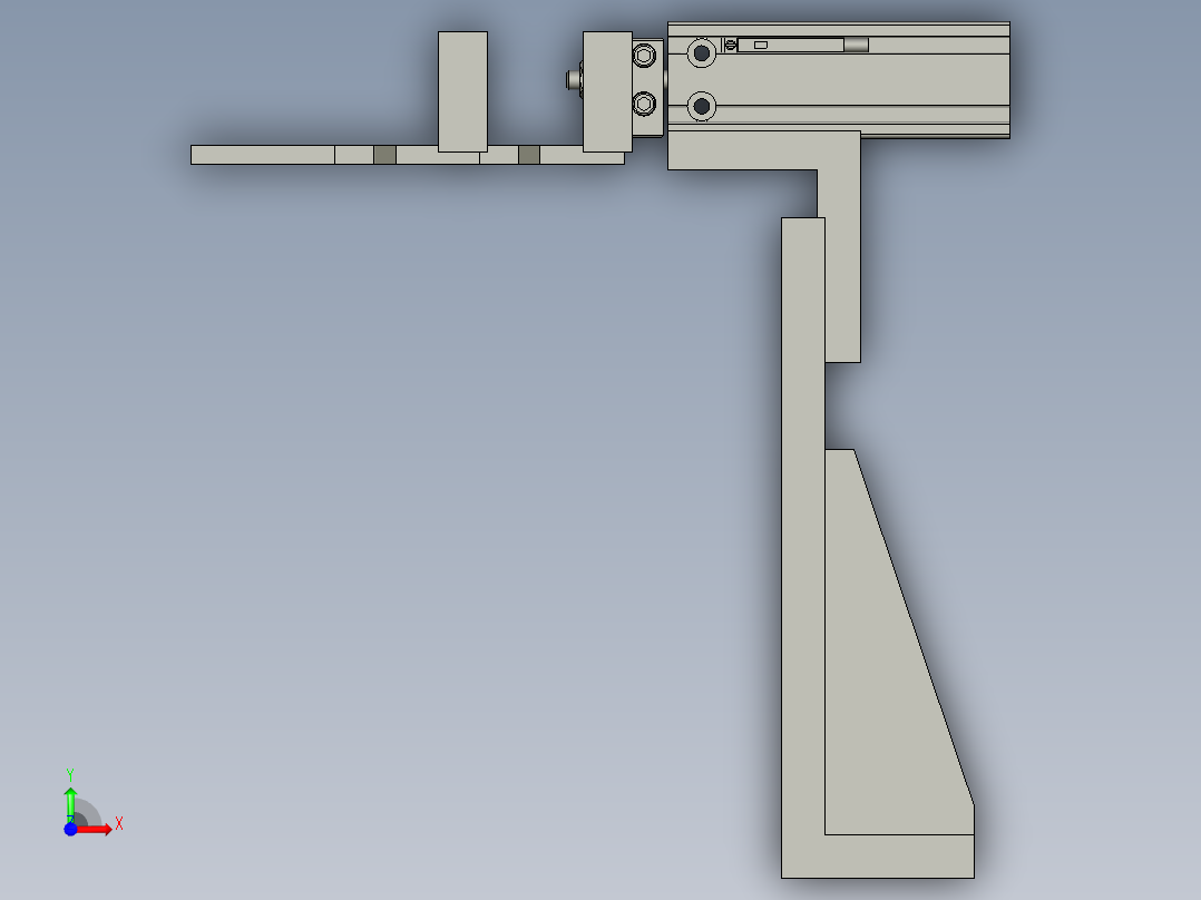 扬声器自动加工生产线设计-JA1308-HD-040000推料机构-V1前视图