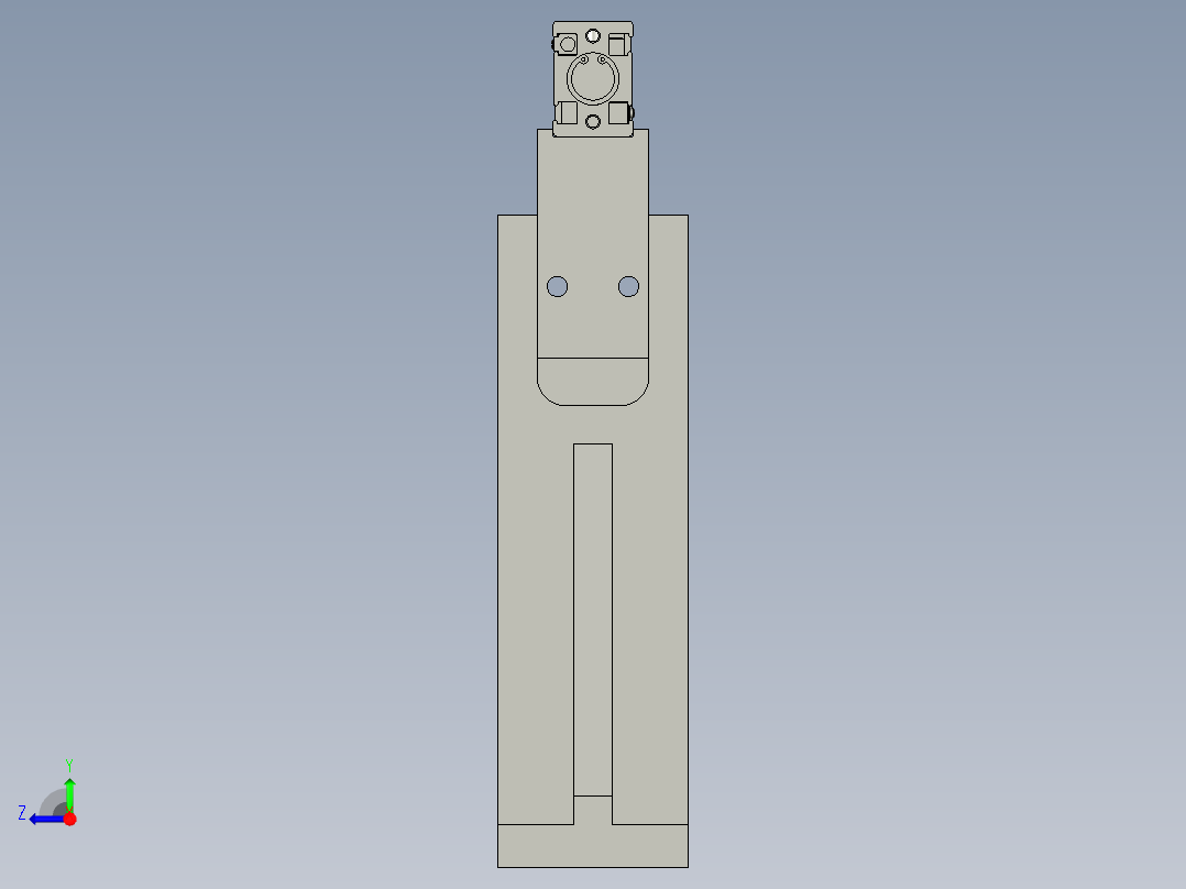 扬声器自动加工生产线设计-JA1308-HD-040000推料机构-V1右视图