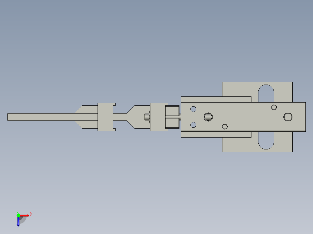 扬声器自动加工生产线设计-JA1308-HD-040000推料机构-V1俯视图