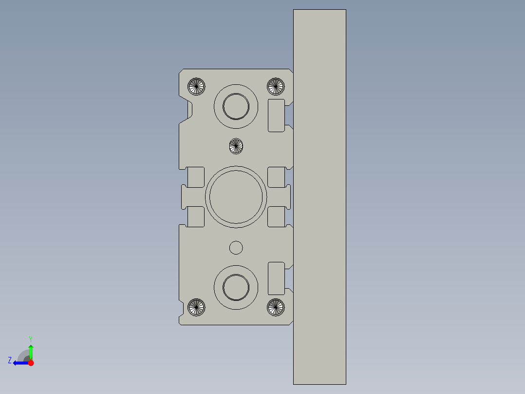 LIZZ-01-C-00-挡料机构右视图